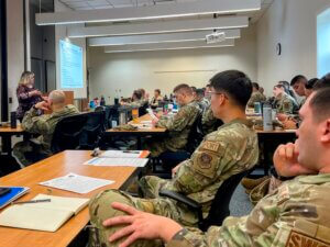 First sergeants at McChord Field near Seattle meet with AFAS CEO