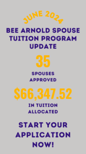 Bee Arnold Spouse Tuition program updates 