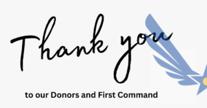 Thank you to our donors and First Command