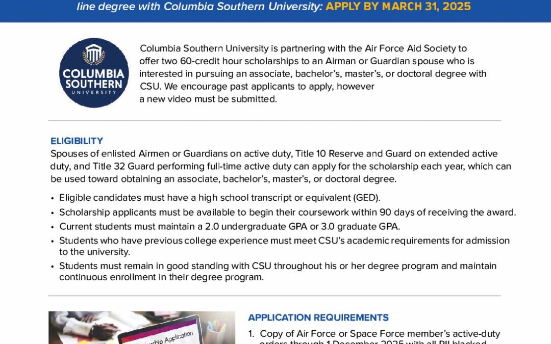 CSU Scholarship Flyer 2025- Final