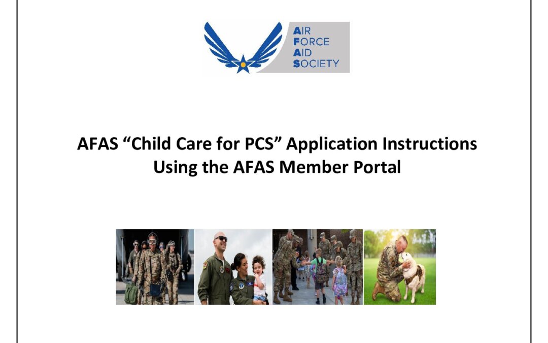 AFAS-Child Care for PCS-Application-Instructions-April 2025
