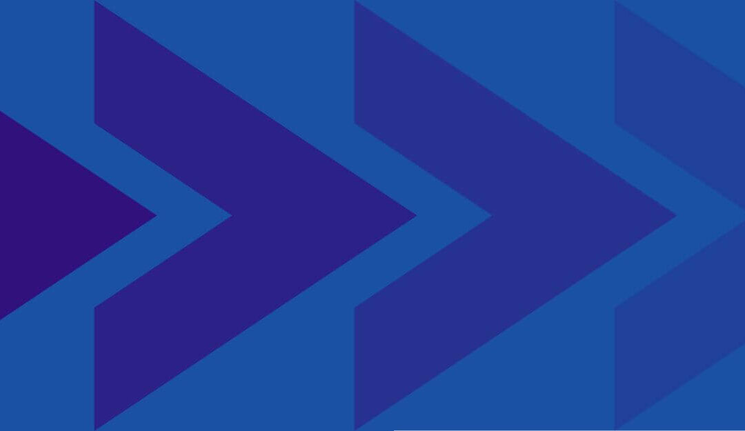 Blue Arrow Web Banner