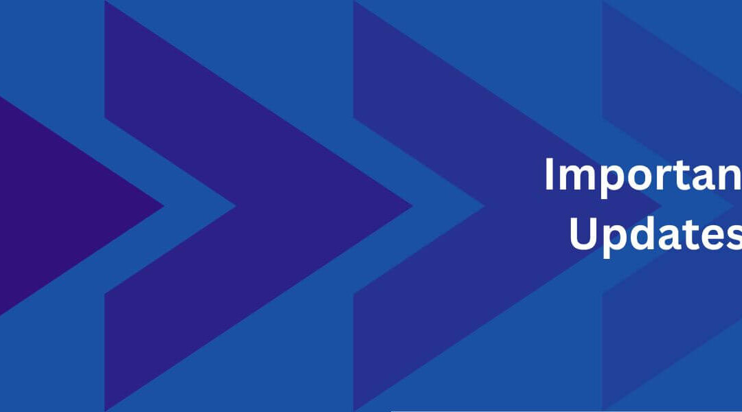 Important Updates Web Banner