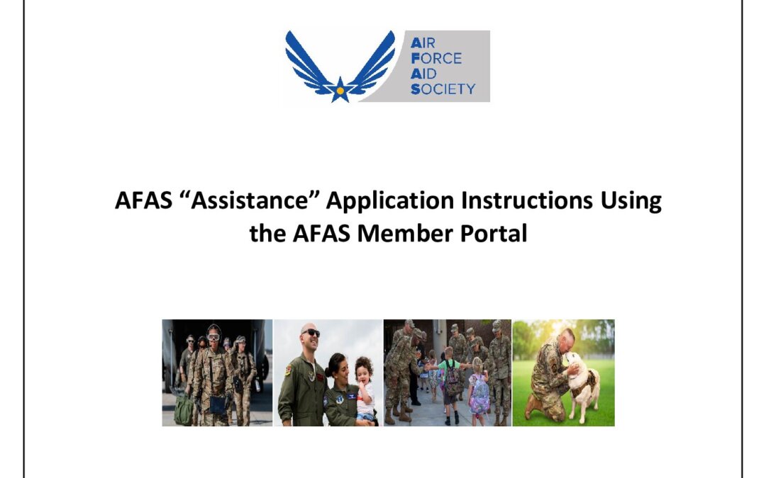 AFAS Assistance Application Instructions Jun 2025