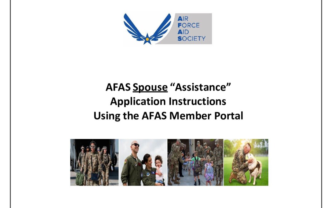 AFAS Spouse Assistance Application Instructions Jun 2025
