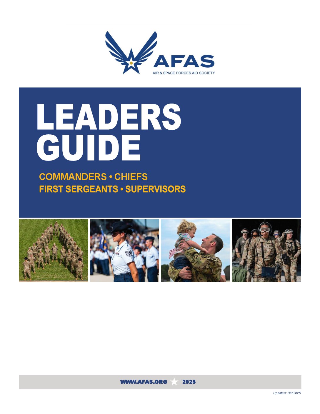 First sergeants at McChord Field near Seattle meet with AFAS CEO