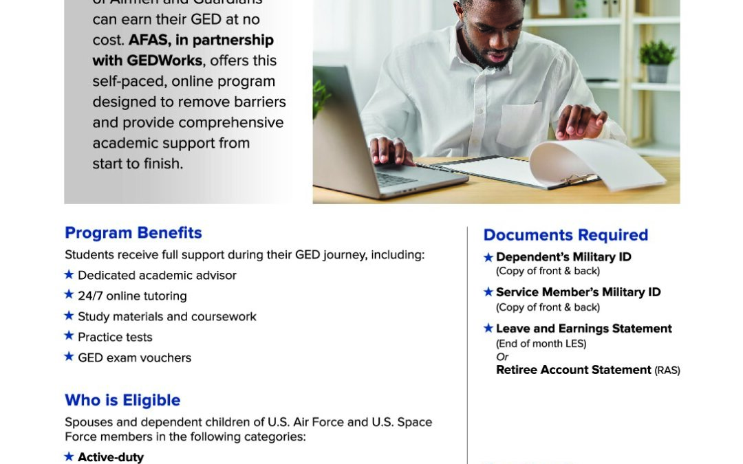 Earn Your GED Fact Sheet