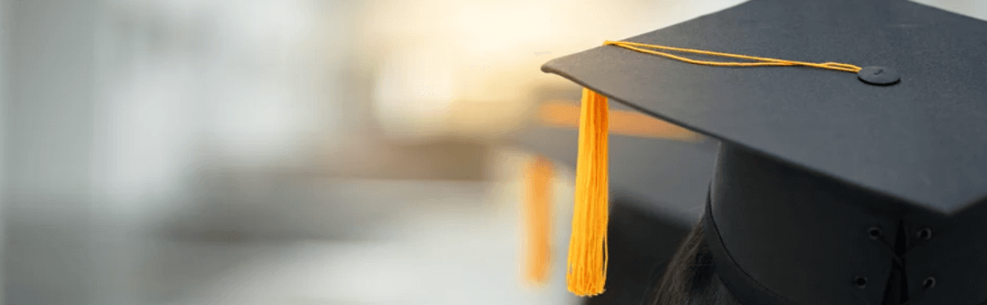 Graduation Cap Background for Homepage