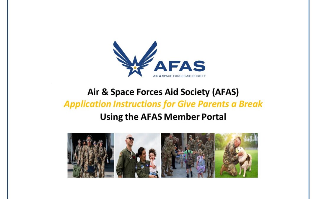 Give Parents a Break Application Instructions 2026